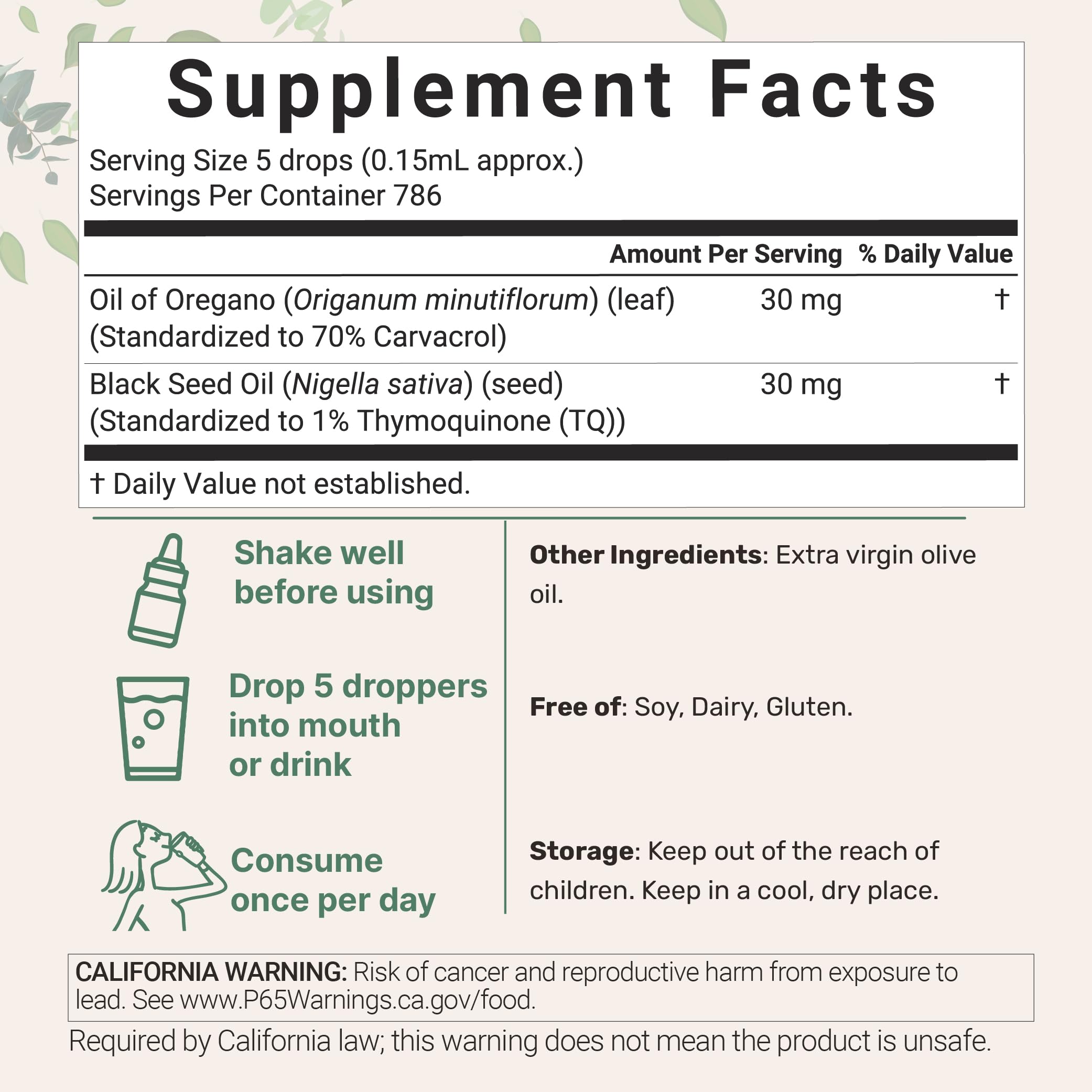 Etiqueta Micro Ingredients con certificaciones sin OGM para confianza en cada dosis.