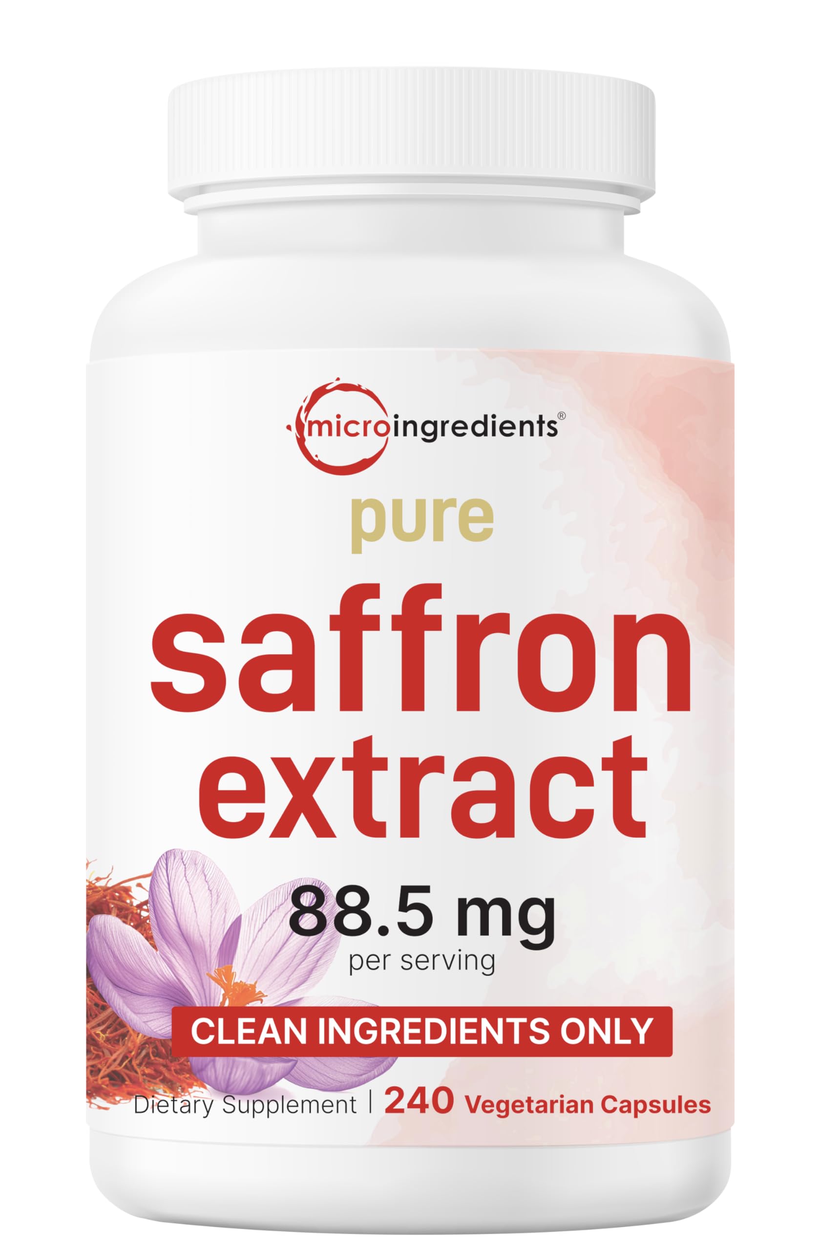 Micro Ingredients extracto de azafrán en cápsulas vegetales para bienestar diario