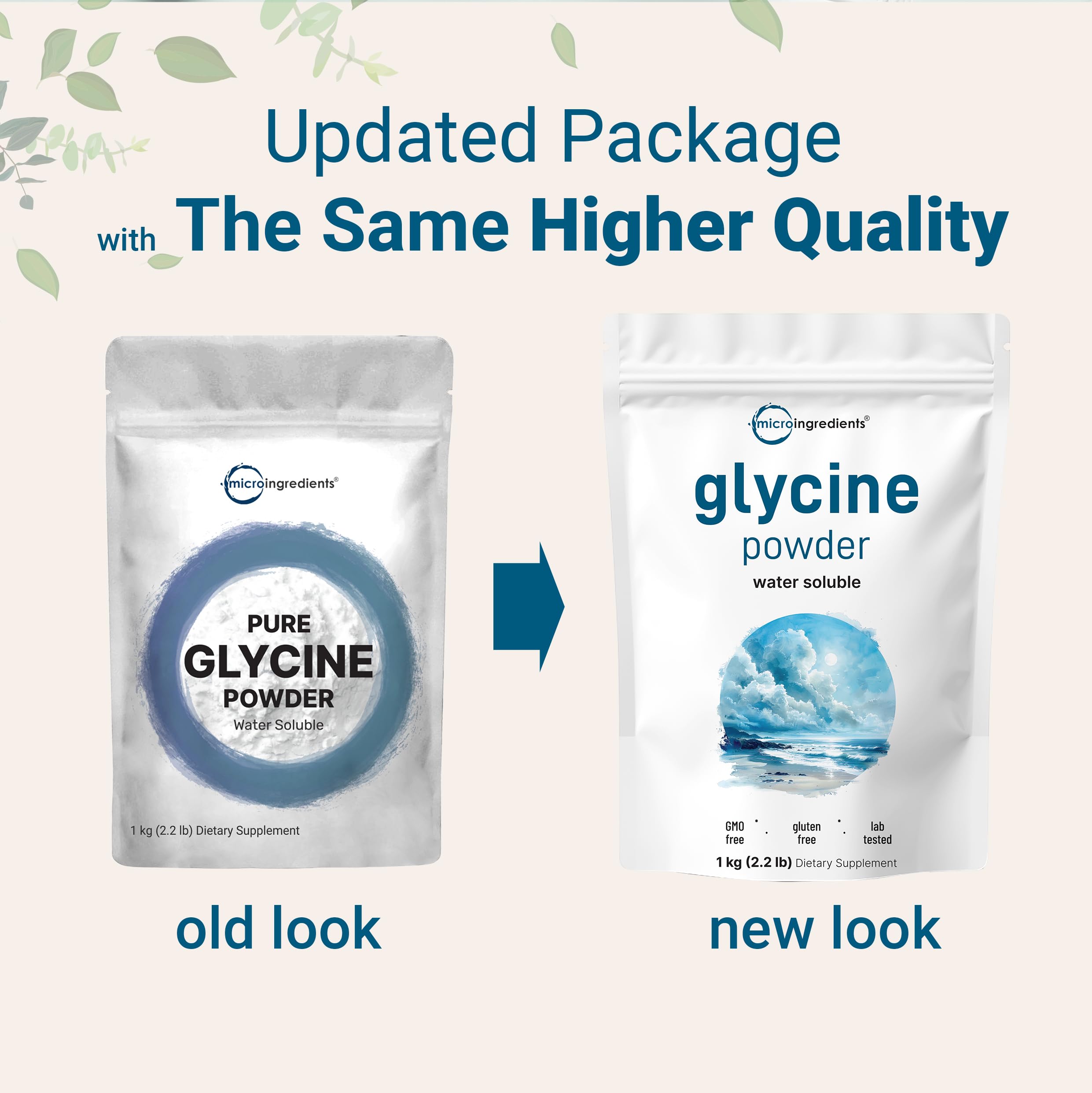 Glicina Micro Ingredients para batidos y bebidas saludables.
