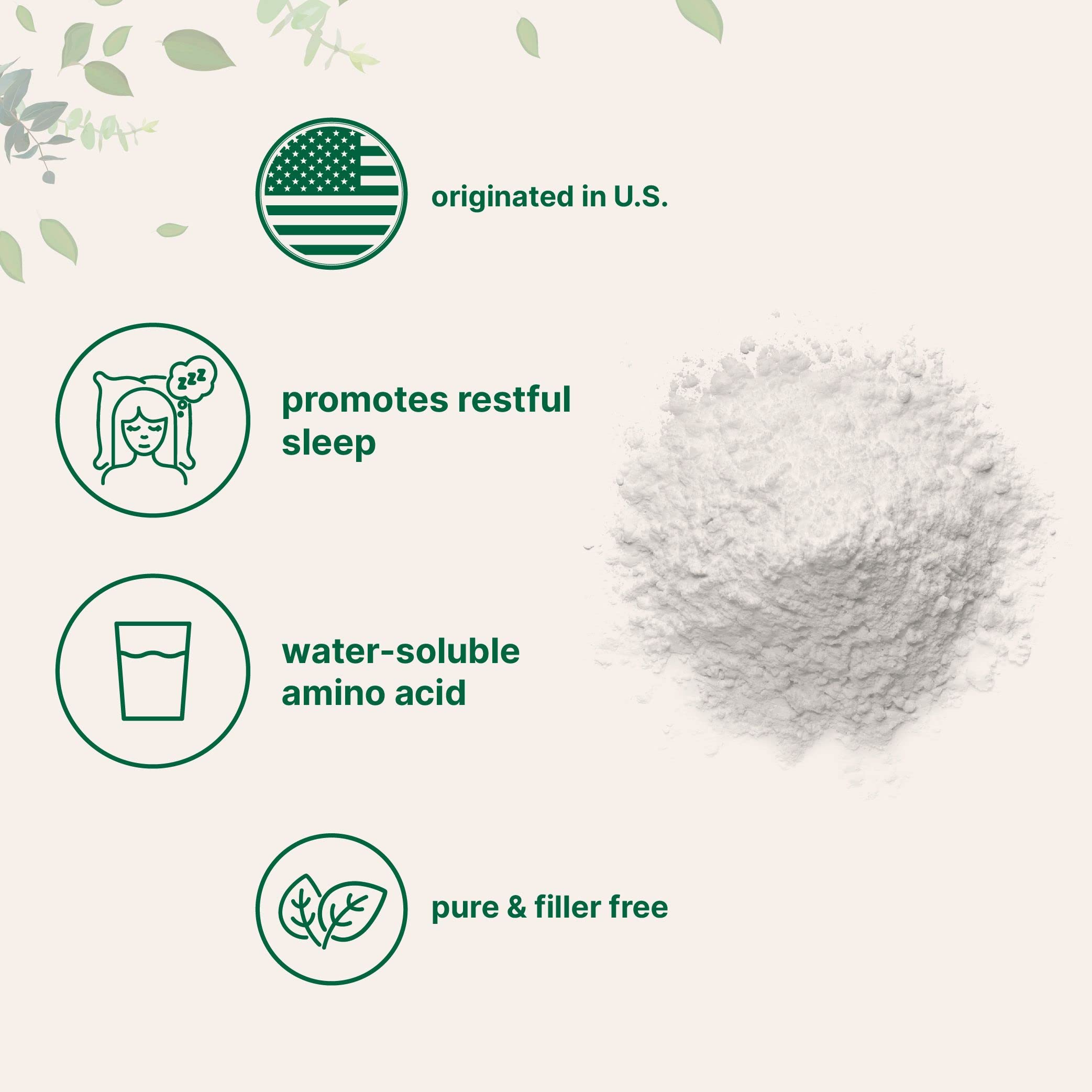 Glicina Micro Ingredients soluble en agua, disolución rápida.