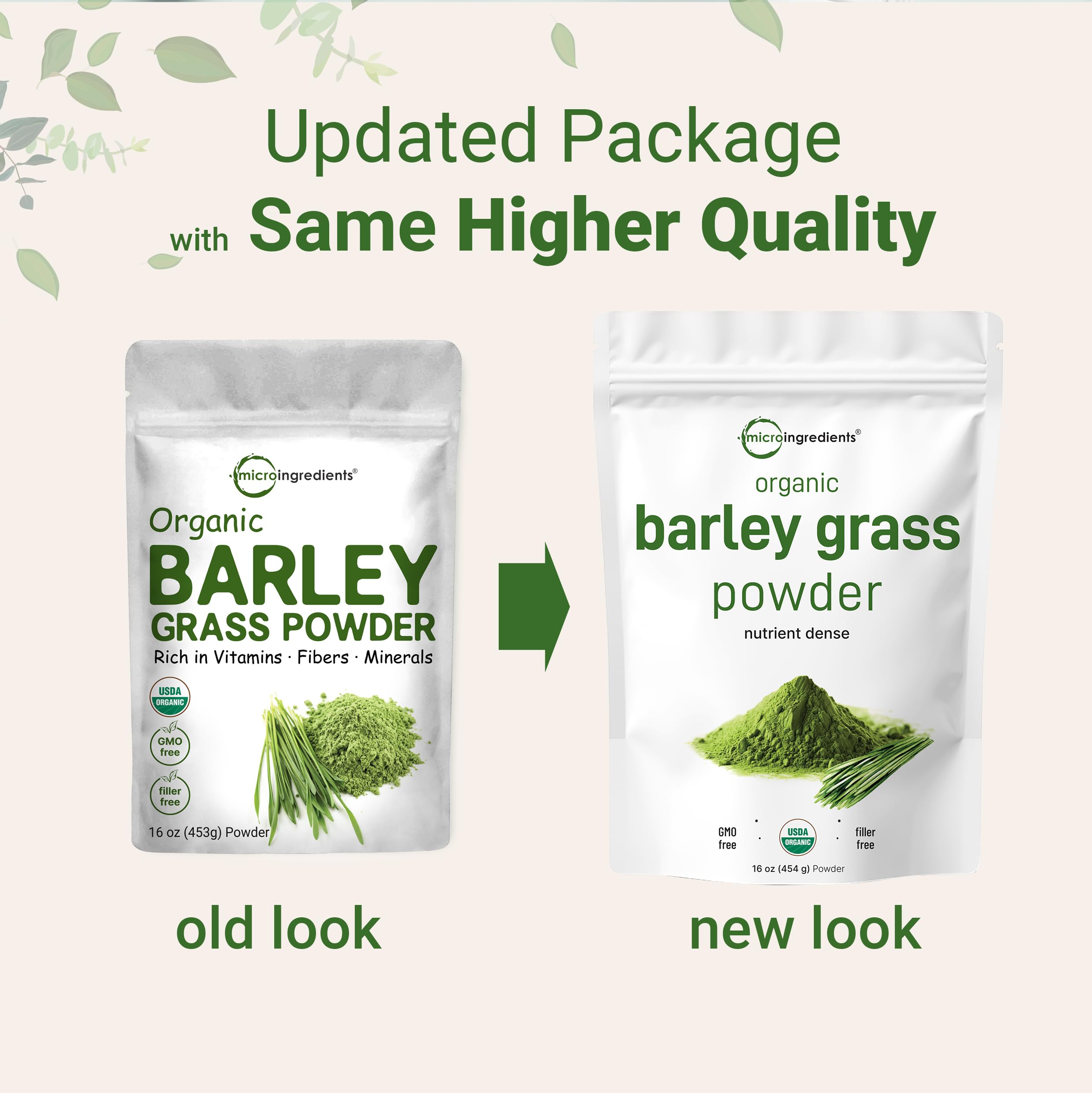 Micro Ingredients polvo hierba cebada, fuente de vitaminas y antioxidantes para batidos.