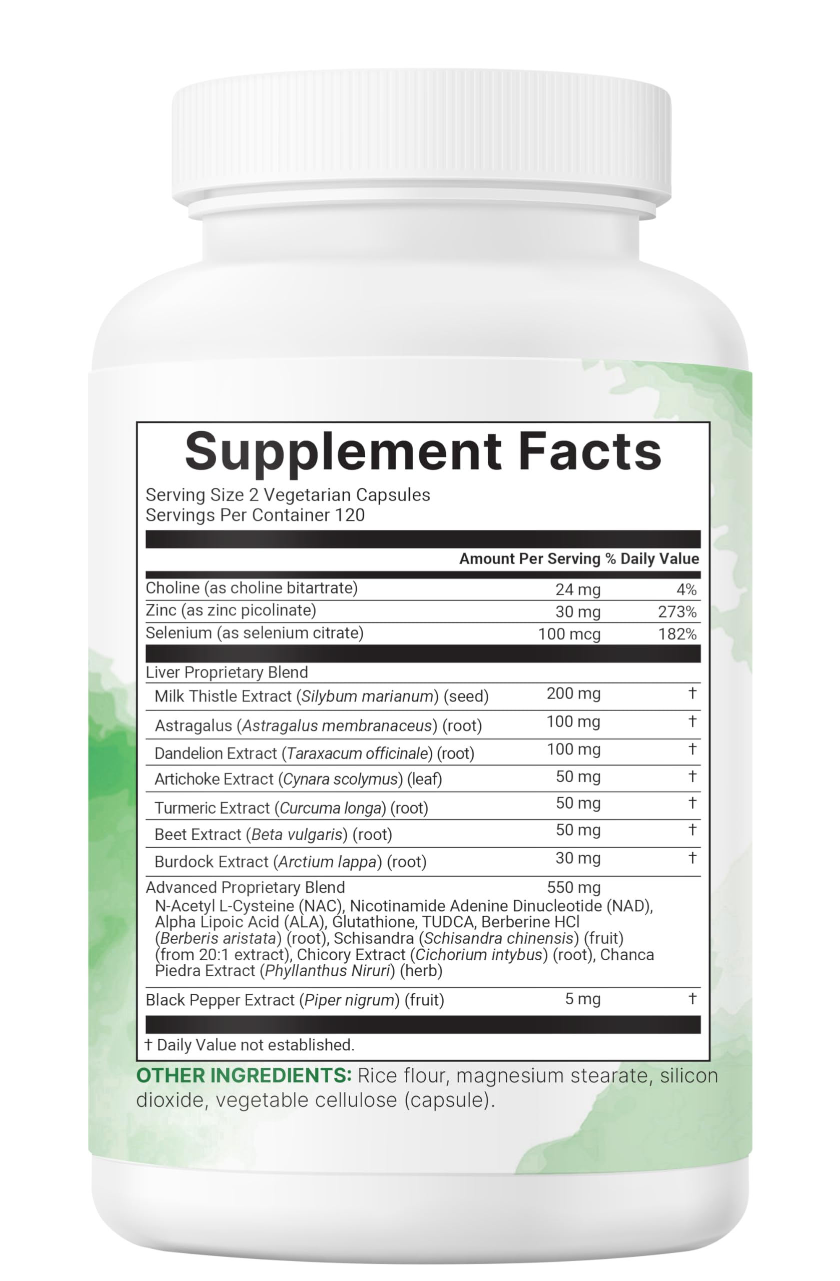 Empaque seguro y de alta calidad de Liver Advanced+.