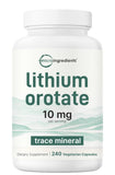 Micro Ingredients Litio Orotate 10 mg: cápsulas vegetales para equilibrio diario.