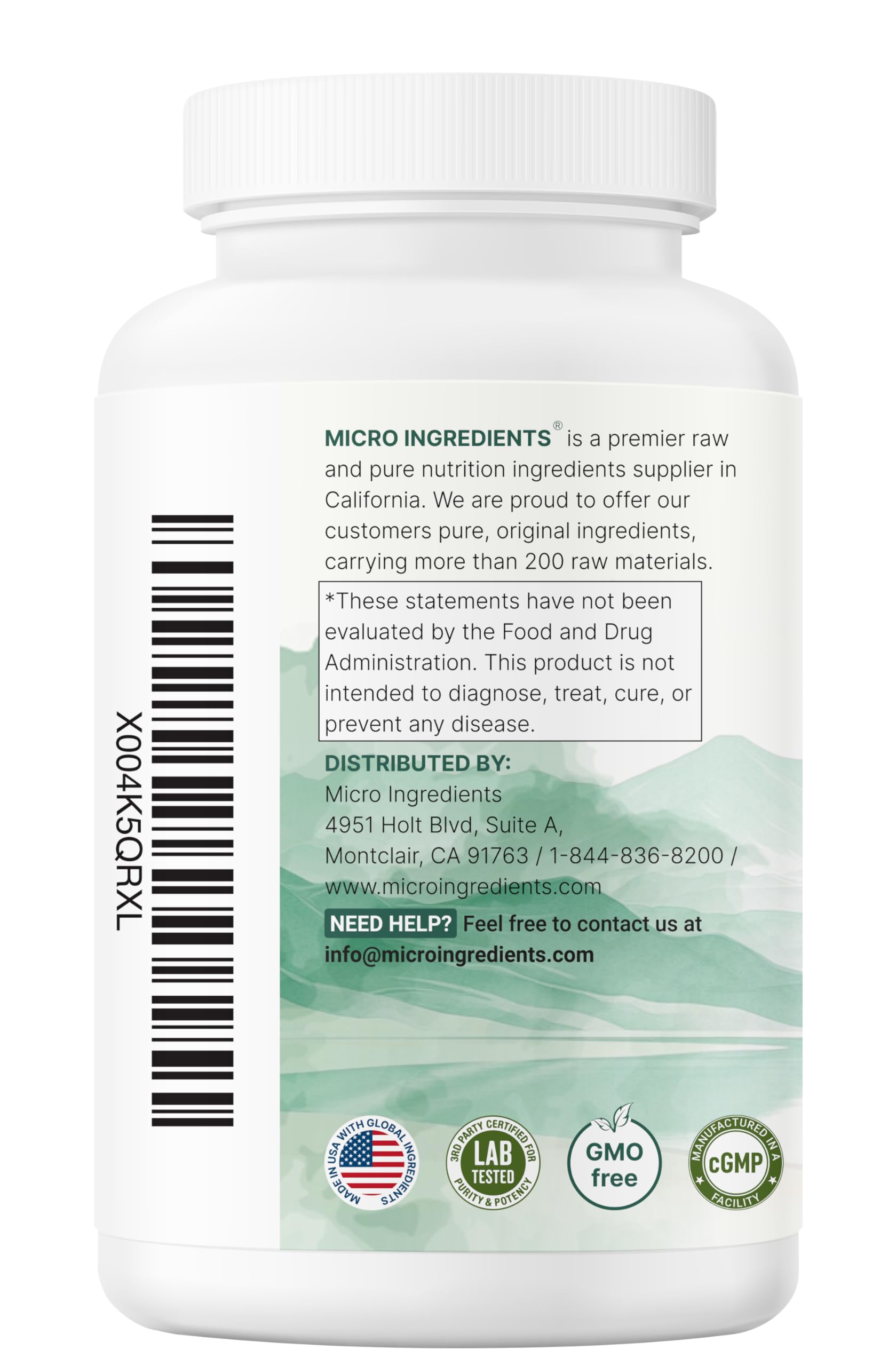 Litio Orotate de Micro Ingredients para bienestar emocional diario.