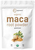 Micro Ingredients Maca Orgánica polvo 2-libras gelatinizada, mejor absorción.