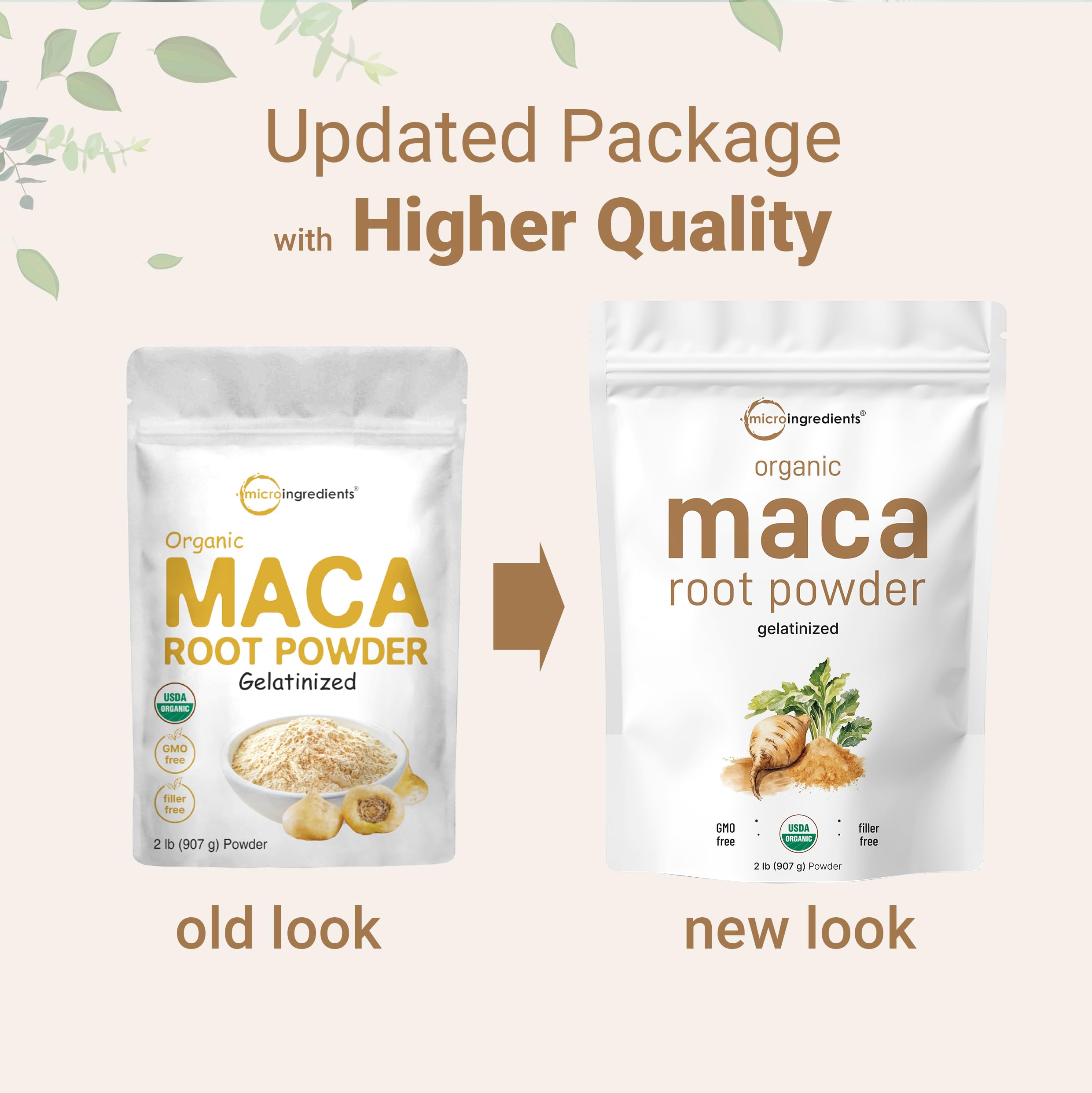 Micro Ingredients Maca Orgánica polvo, fuente de proteínas y fibra.