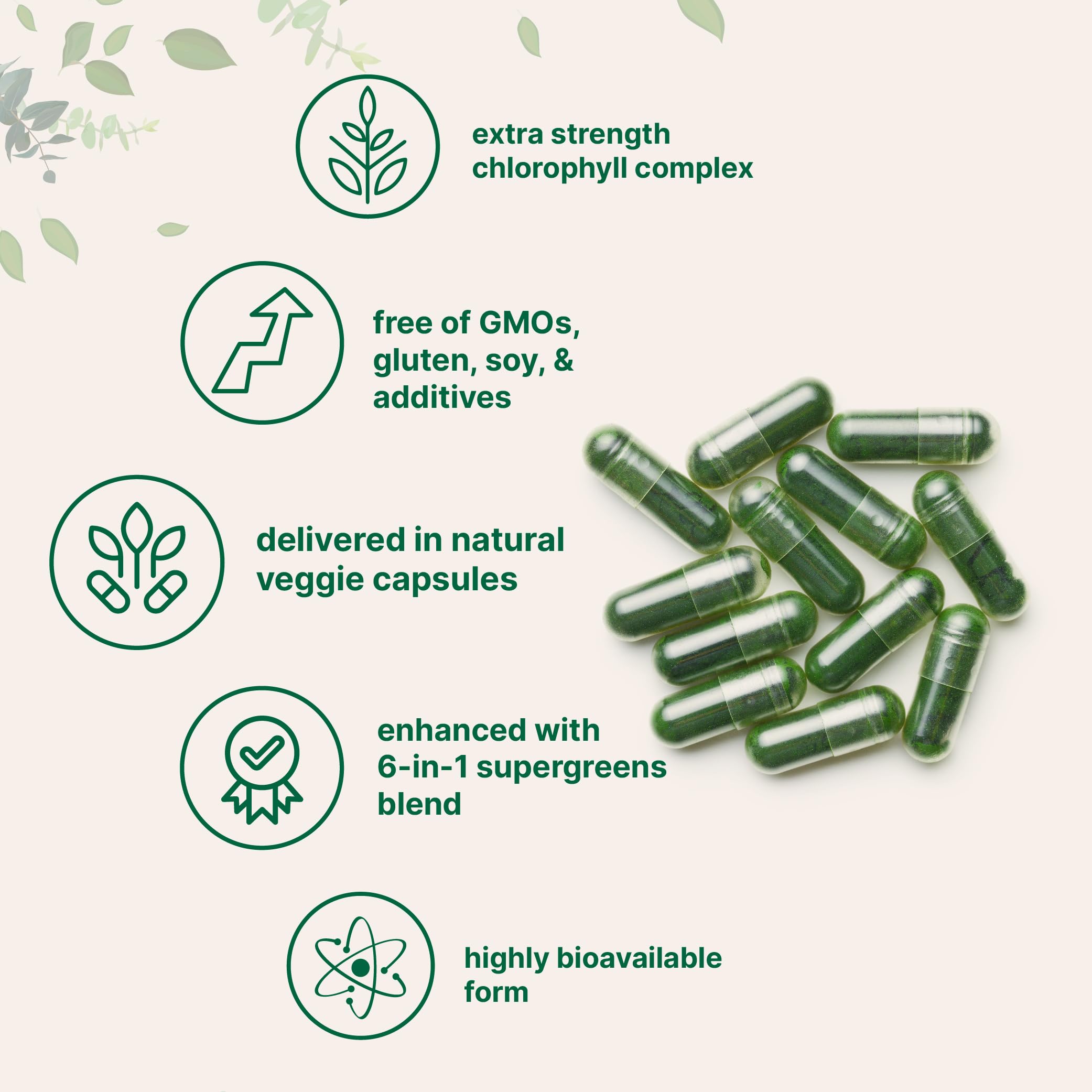 Micro Ingredients mezcla superverdes Perejil y Menta para energía diaria
