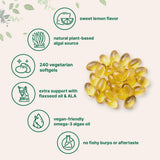 Micro Ingredients omega3 alga con aceite de linaza para aporte de ALA