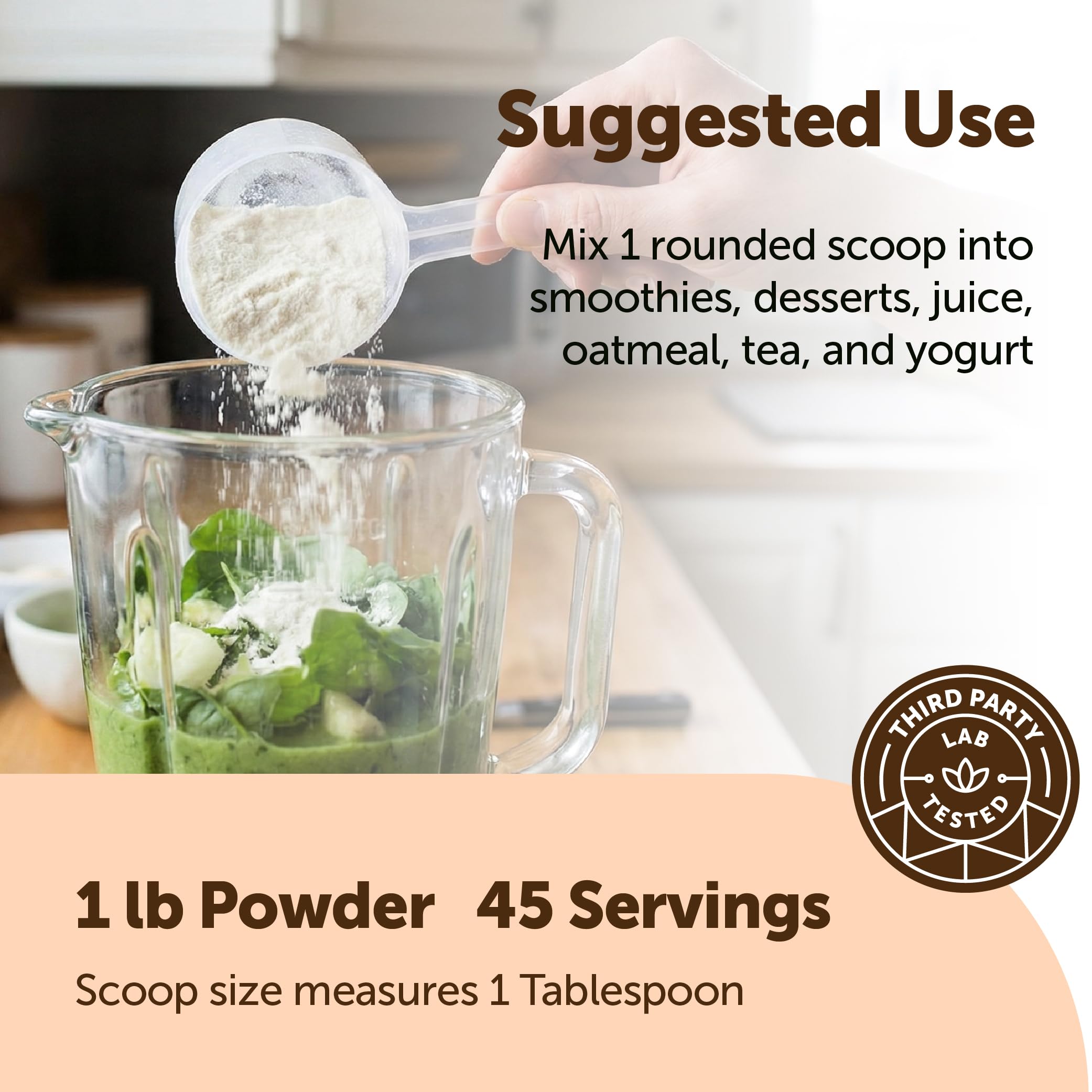 Micro Ingredients MCT en polvo, batido cremoso, absorción rápida para tus rutinas.