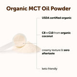 Micro Ingredients MCT en polvo, crema de café, mejora la textura y sabor de tus mañanas.