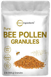 Micro Ingredients polen de abeja en gránulos, ideal para smoothies nutritivos.