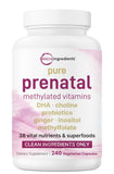 Micro Ingredients Prenatal, botella de cápsulas, apoyo nutricional diario para la madre