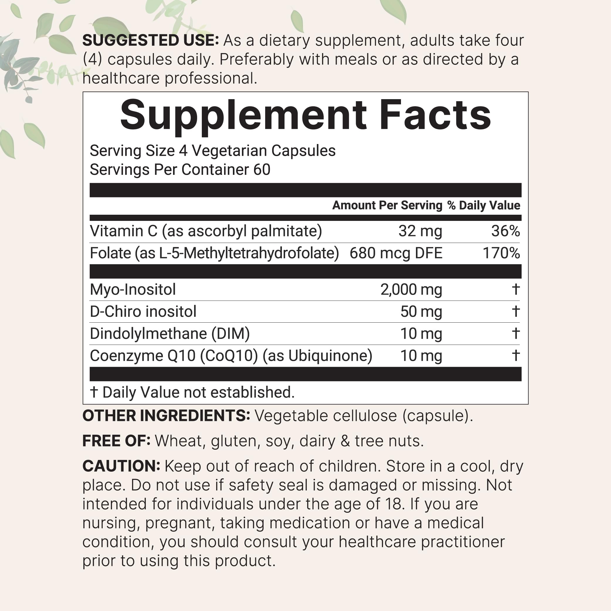 Micro Ingredients: frasco con 240 cápsulas para uso diario.
