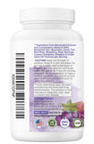 Frasco de Micro Ingredients Resveratrol NAD Complex con sello no-OGM, apto para dietas libres de alérgenos.