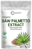 Micro Ingredients Saw Palmetto polvo organico: posible apoyo a la próstata.