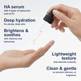 Micro Ingredients Serum hialuronico aplicación diaria para piel suave.