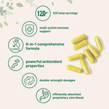 Vitamina C 500 mg en cápsulas de Micro Ingredients para aporte diario.