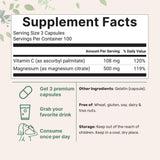 Micro Ingredients Vitamina C liposoluble palmitato, antioxidante para uso diario.