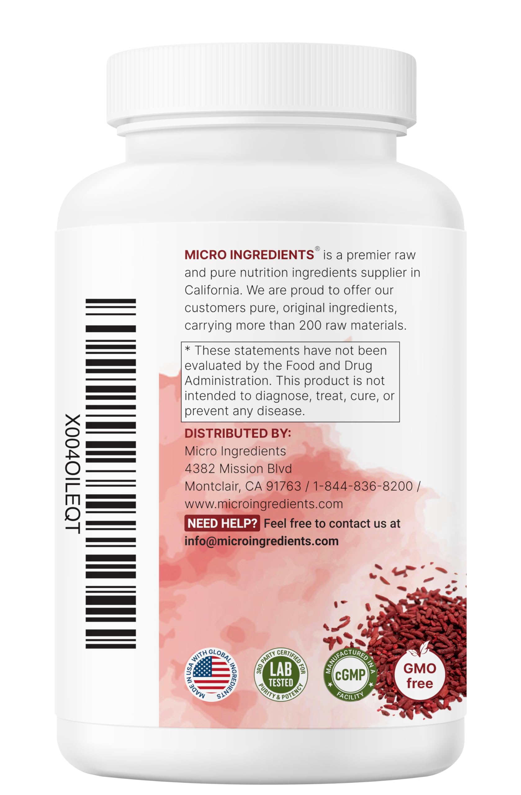 Vitamina C palmitato de Micro Ingredients, antioxidante liposoluble.