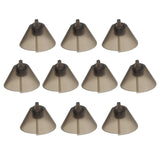 Domos Tulip Micro Traders transparentes y negros para audífono, ajuste cómodo