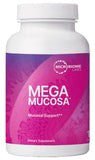 MegaMucosa de Microbiome Labs, botella frontal, soporte diario de mucosa.