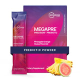 MegPre de Microbiome Labs, paquetes-stick portátiles para beber fuera de casa.