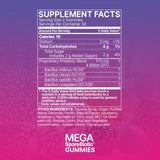 Etiqueta clara MegaSporeBiotic para identificar dosis