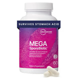 MegaSporeBiotic de Microbiome Labs, cápsulas para apoyo digestivo y equilibrio intestinal