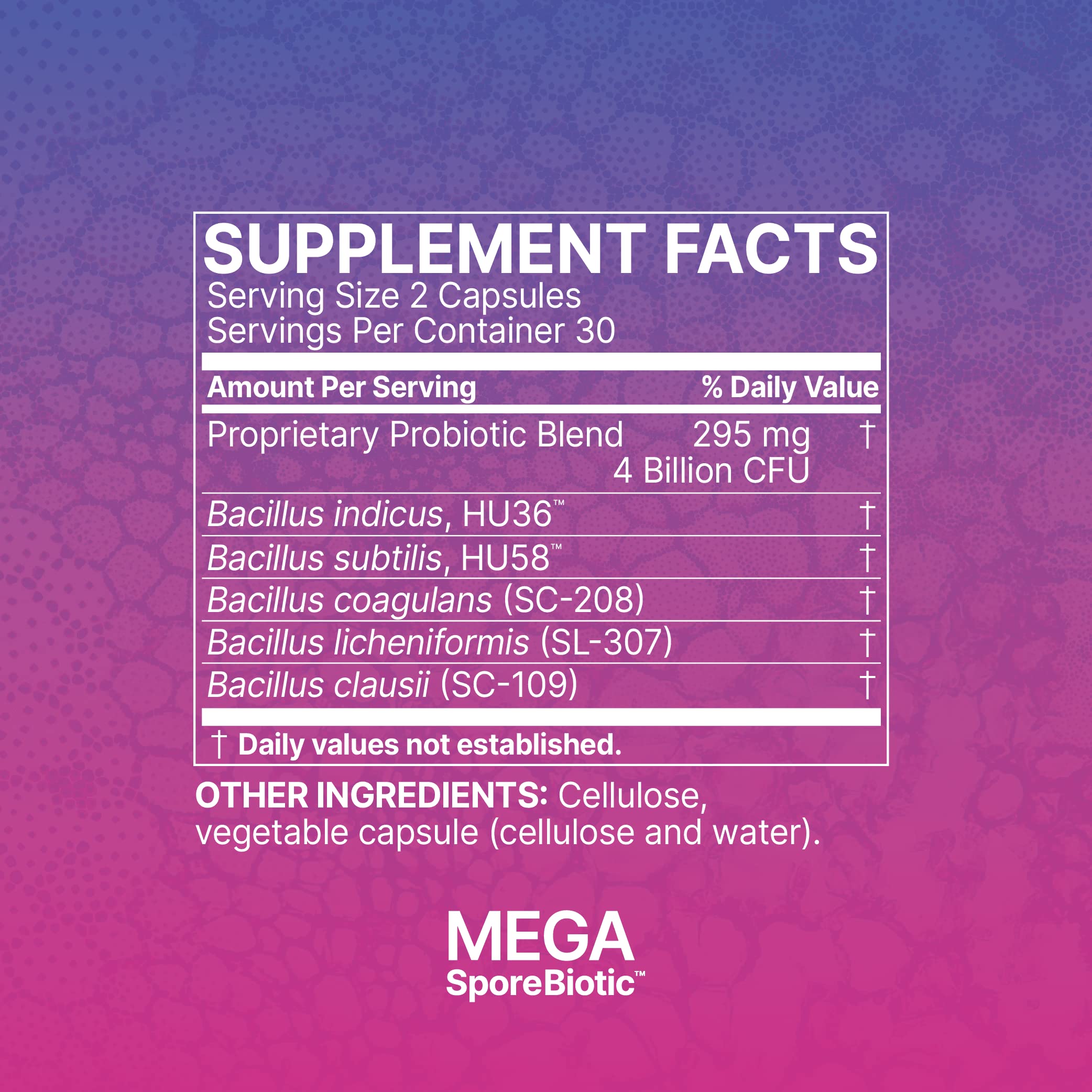 MegaSporeBiotic de Microbiome Labs, cepas clave para diversidad microbiana