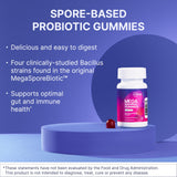 Gominolas sabor bayas de MegaSporeBiotic Kids para una experiencia agradable