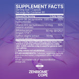 Zenbiome COPE: frasco con cápsulas para dosis diaria