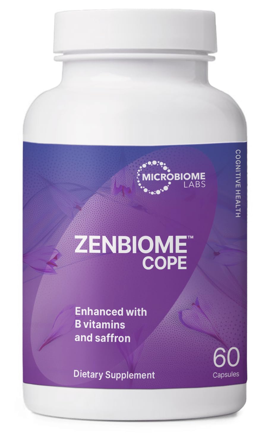 Zenbiome COPE: vertido de la botella para apoyar el estado de ánimo
