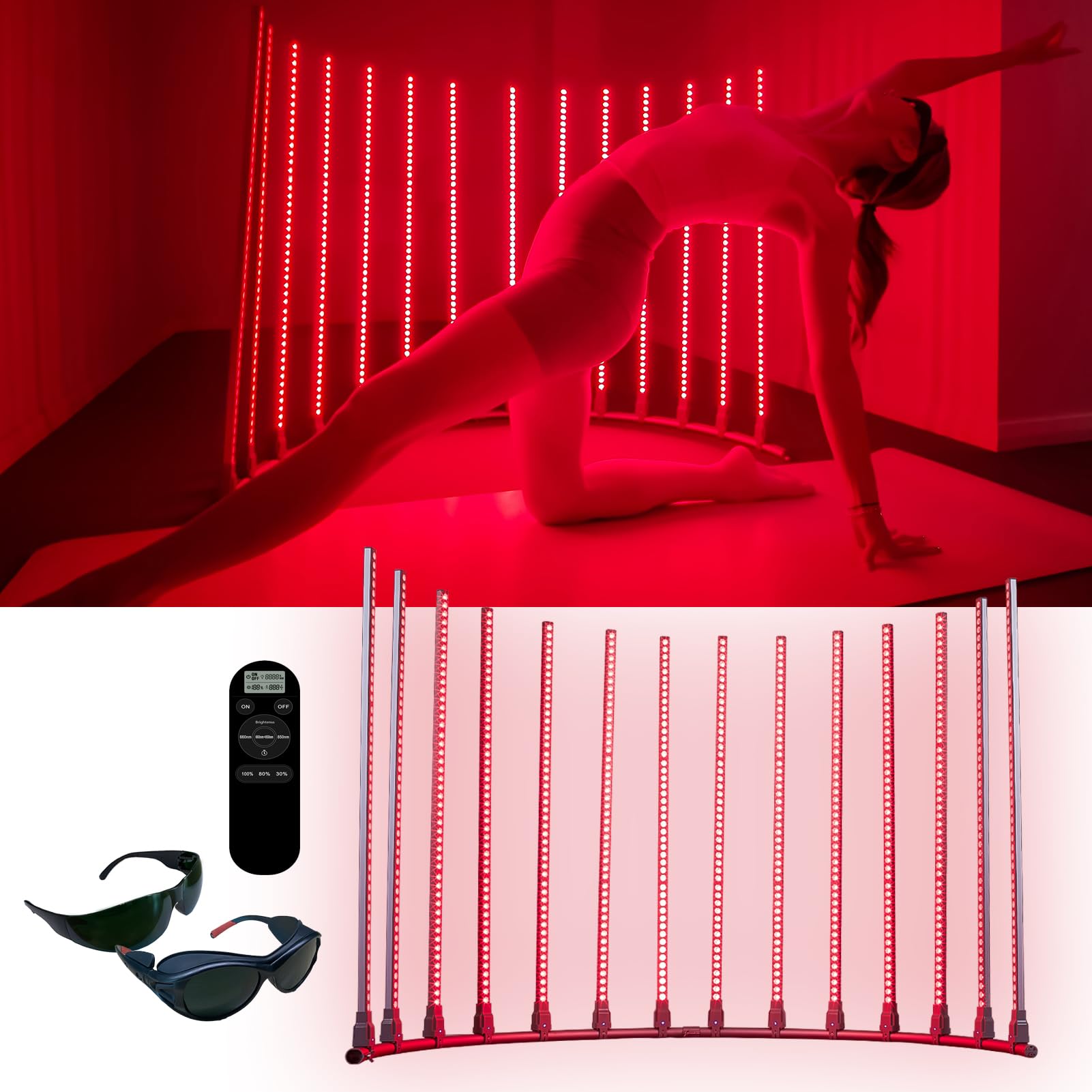 MicroENE lámpara de luz roja para cobertura de cuerpo completo