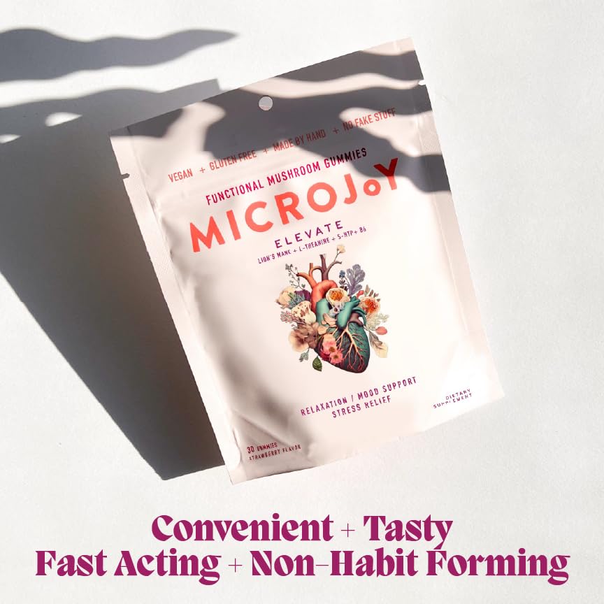 Microjoy Elevate, textura suave y sabor agradable de las gomitas.