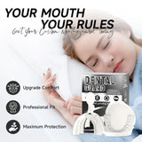 Protector dental Mictaning, limpieza rápida bajo agua y cepillado suave.