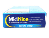 MidNite uso nocturno, ideal como parte de la rutina previa al sueño.
