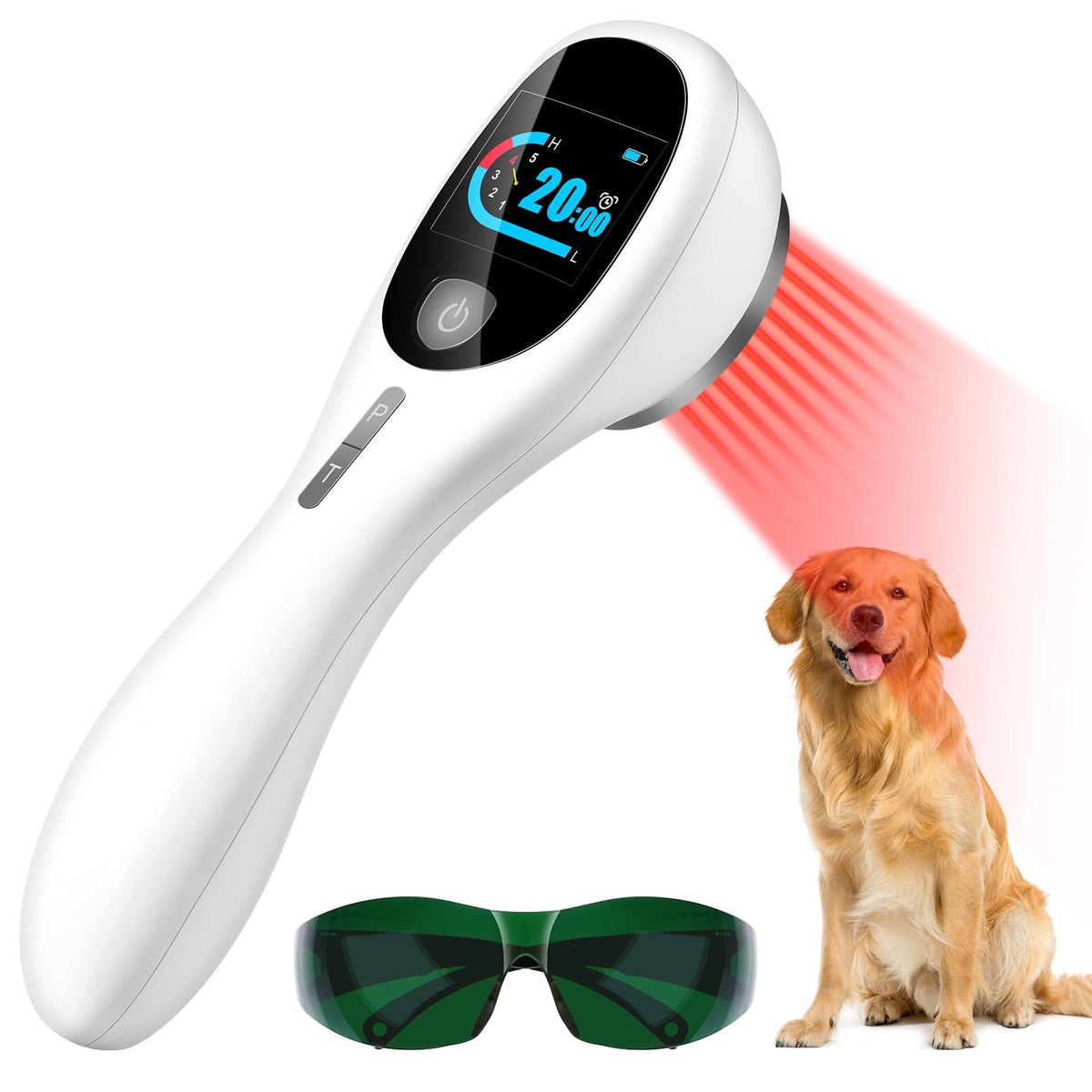 MIESTONE dispositivo luz fría con pantalla LED para uso cómodo y portátil