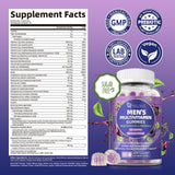 Migcopat gomitas con omega-3 para hombres, sabor mora, apoyo al enfoque diario