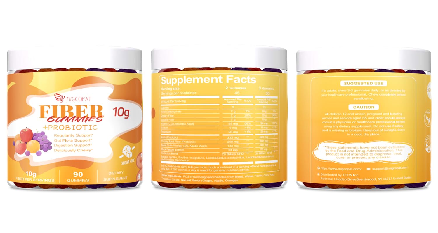 Migcopat uso diario para apoyo digestivo, sabor agradable y sin azúcar