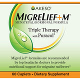 MigreLief+M cápsulas en primer plano para consumo diario.