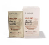 Mikuna Chocho polvo en taza, proteína vegetal para energía diaria.
