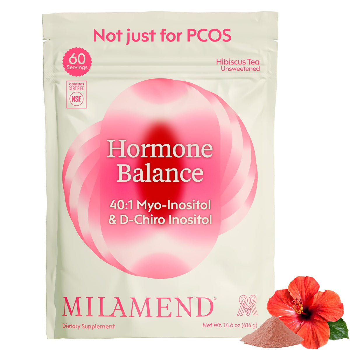 Milamend equilibrio hormonal, bote visible para uso diario
