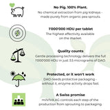 MilDAO HDU 1.000.000 por tableta para potencia enzimática.