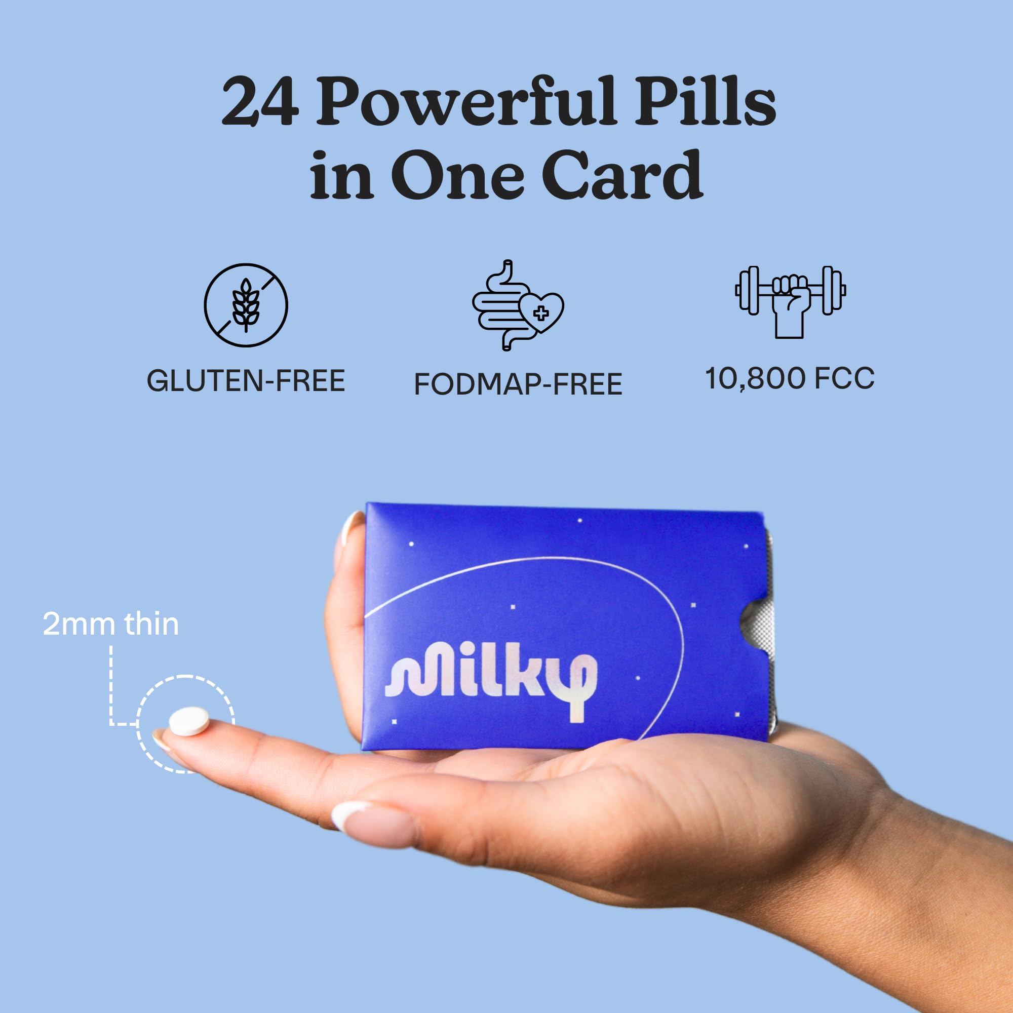 Milky dosis 10800 FCC para digestión eficiente