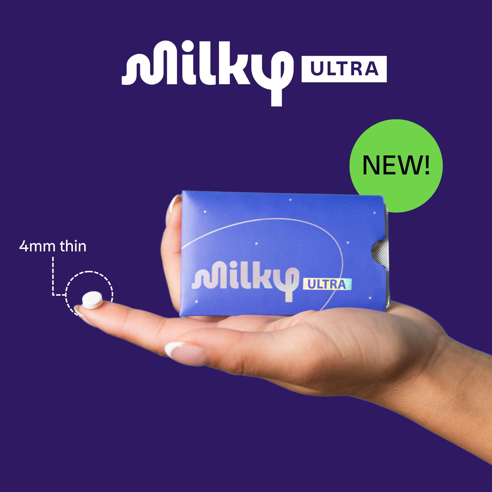Milky fundas-tarjeta para pildoras, transporte discreto en tu bolso.