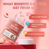 Frasco M inch D3 K2 con Omega-3, almacenamiento práctico para la rutina diaria.