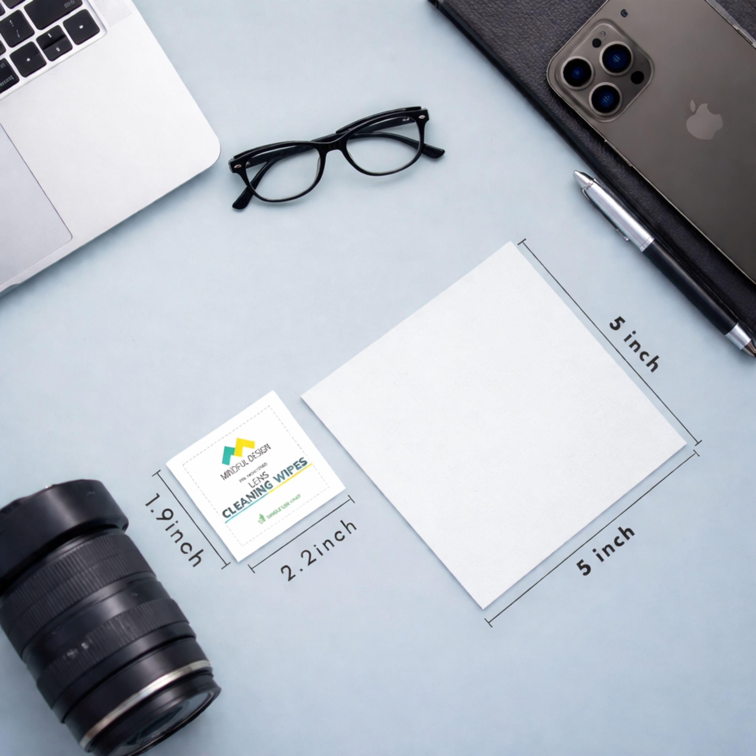 Mindful Design: uso diario para gafas, acabado sin rayas.