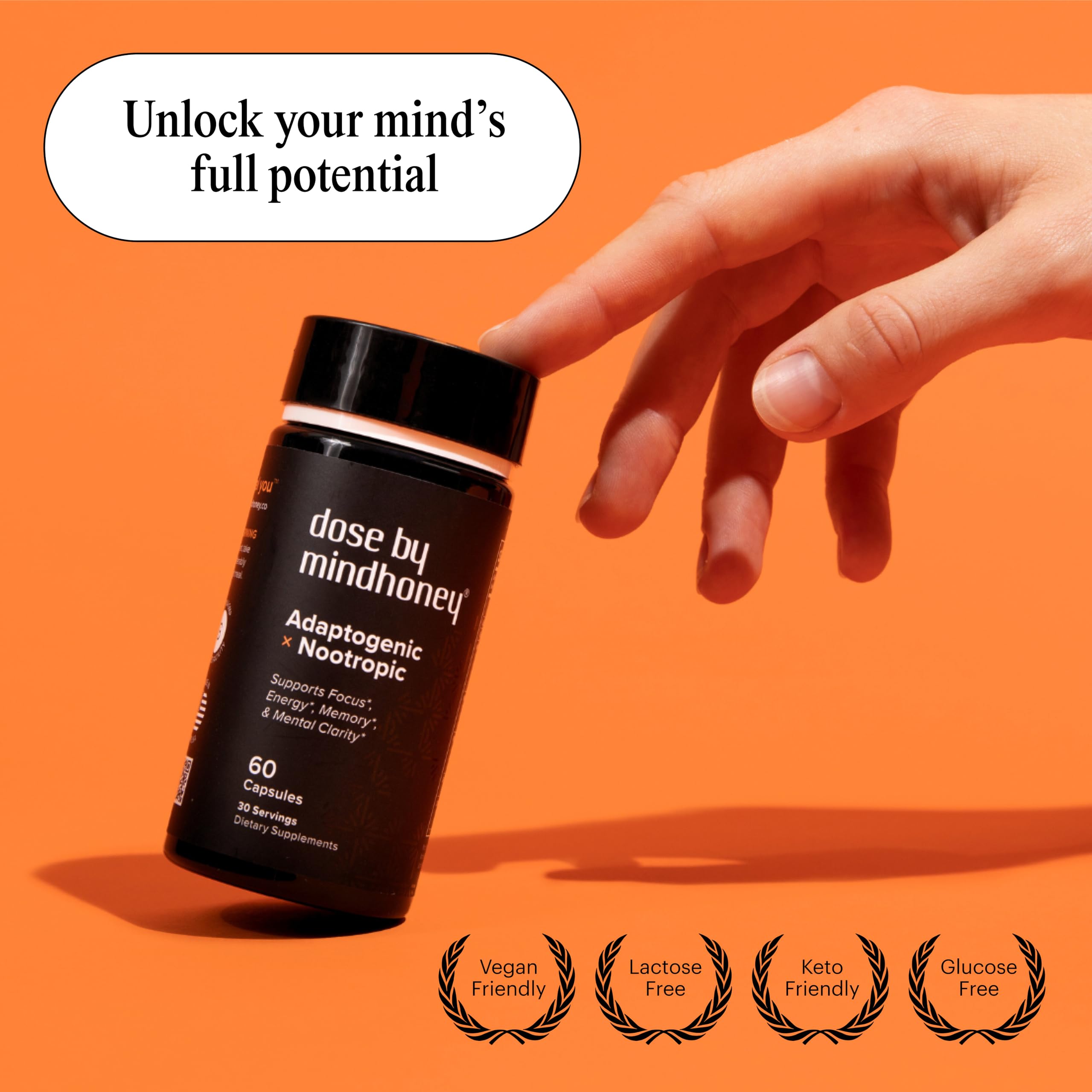 MINDHONEY DOSE etiqueta nutricional para conocer los componentes