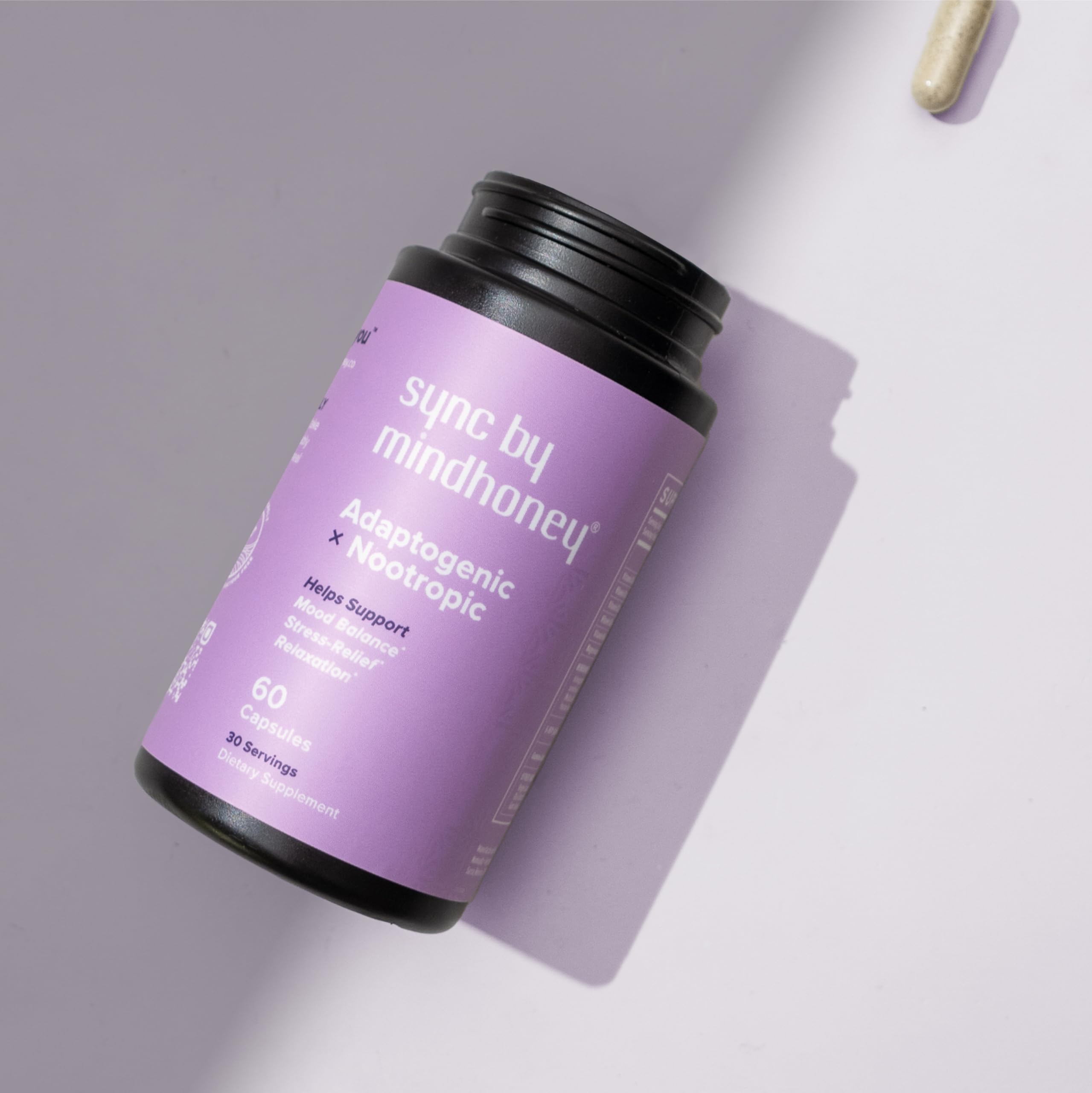 MINDHONEY Sync: visual de vitaminas y adaptógenos para apoyo sostenido del ánimo