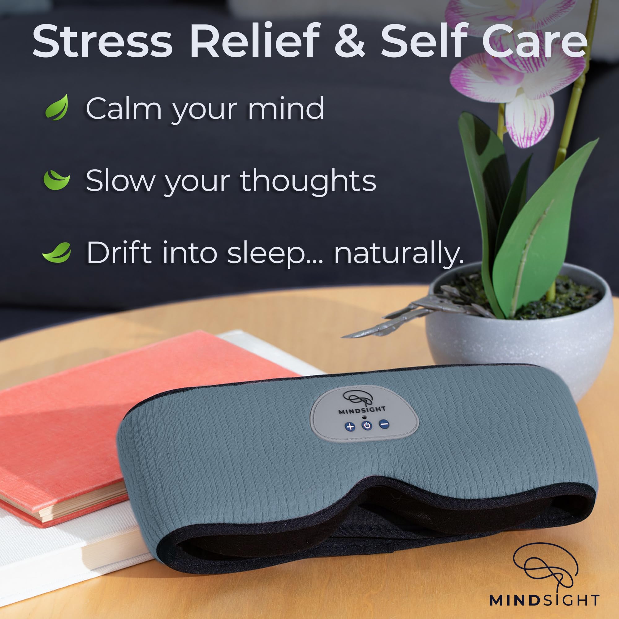 Mindsight DriftBand: tejido transpirable que mantiene la piel fresca.
